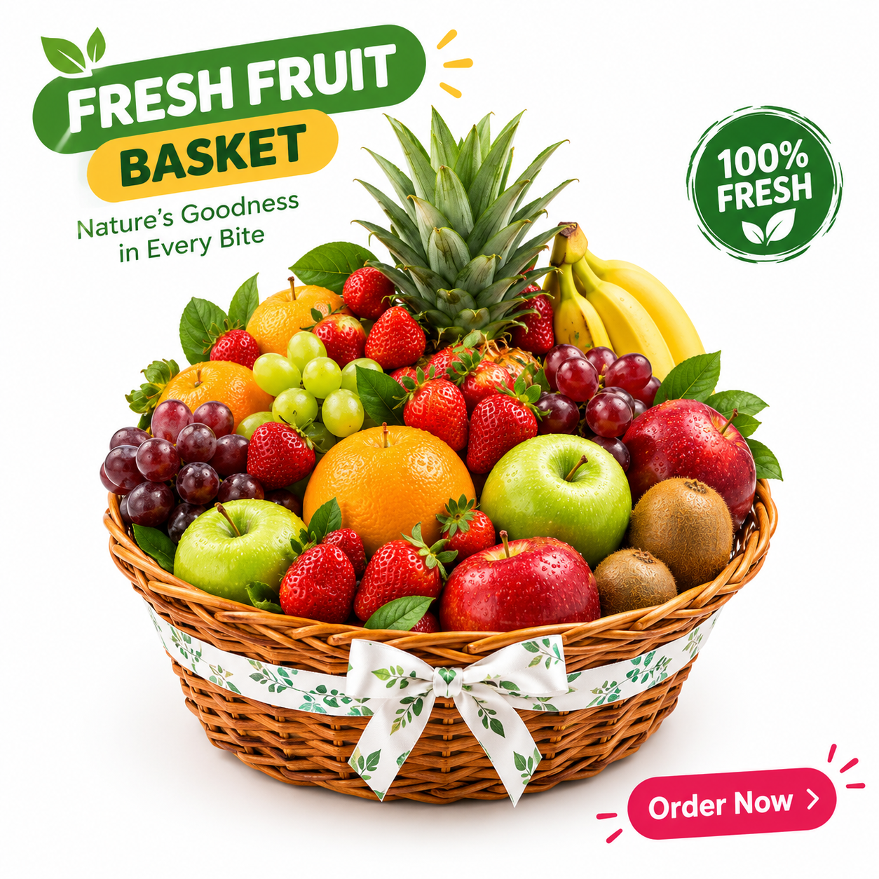 fruit basket 7kg Fruits Basket Medium - Image 1